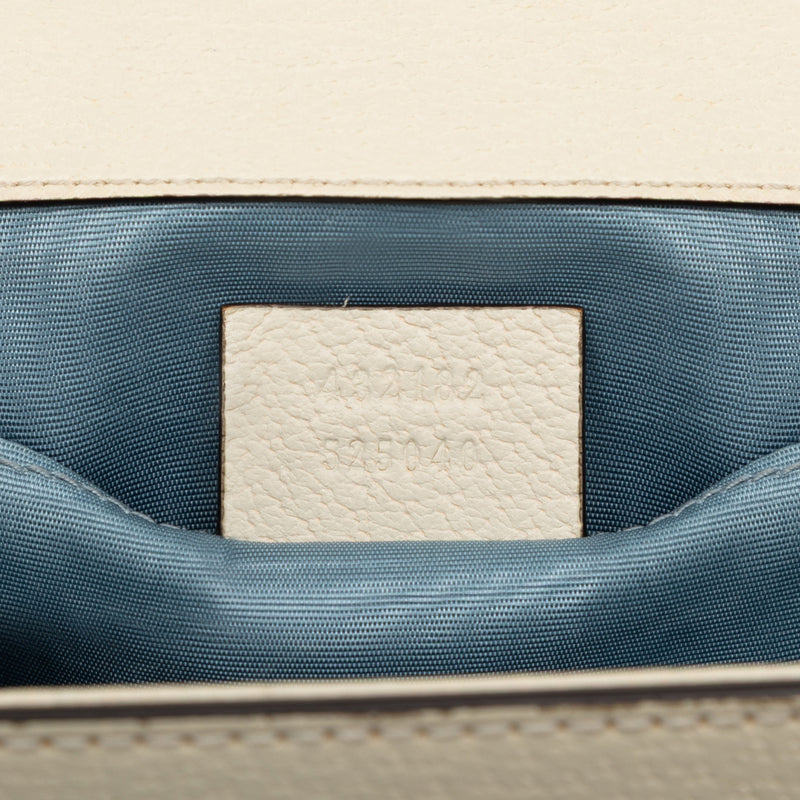 Small Leather Bee Star Padlock Crossbody - Image 6