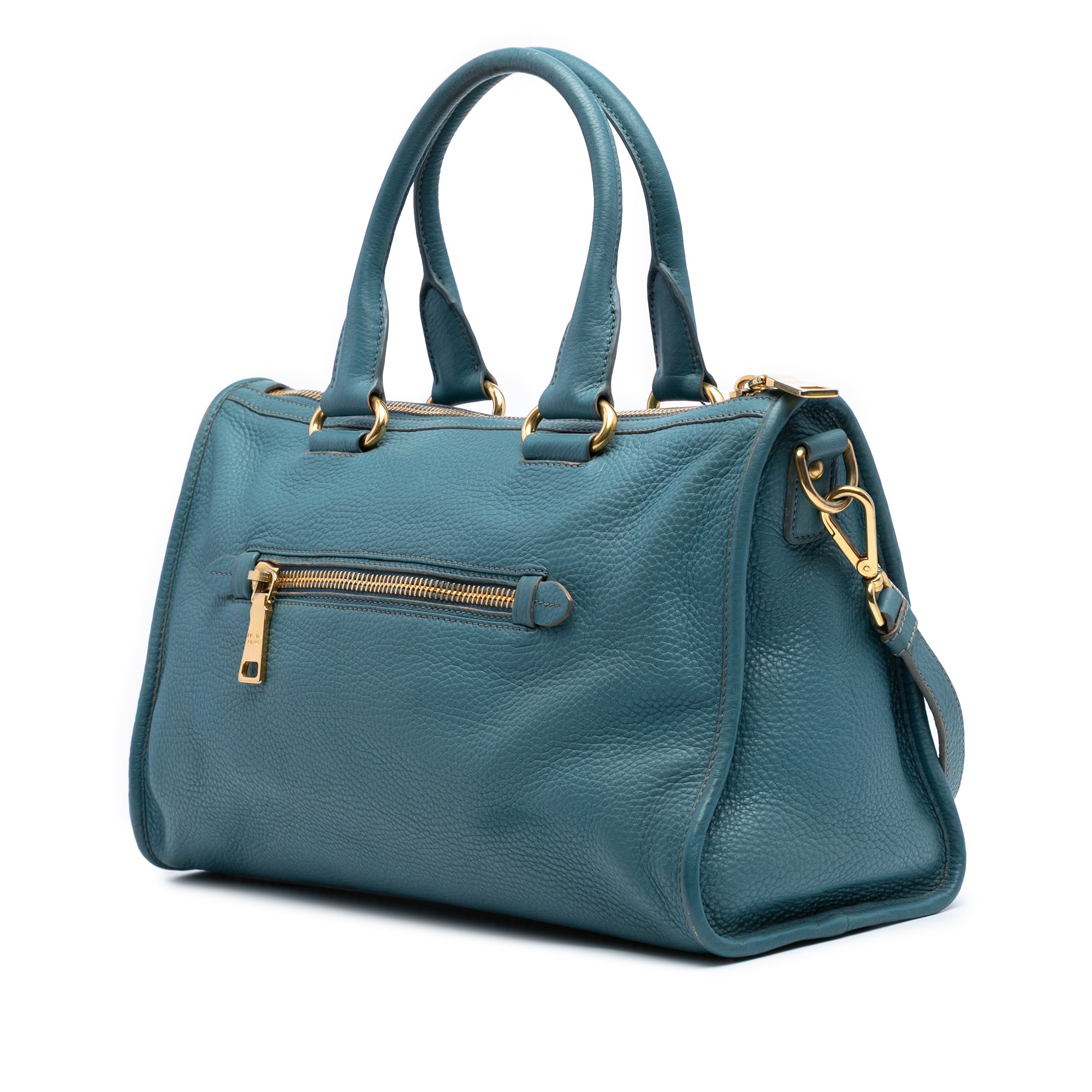 Vitello Daino Zip Top Satchel - Image 2