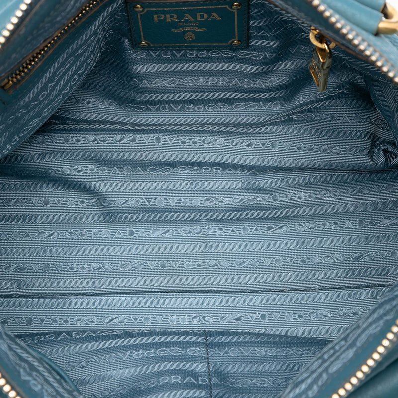 Vitello Daino Zip Top Satchel - Image 4
