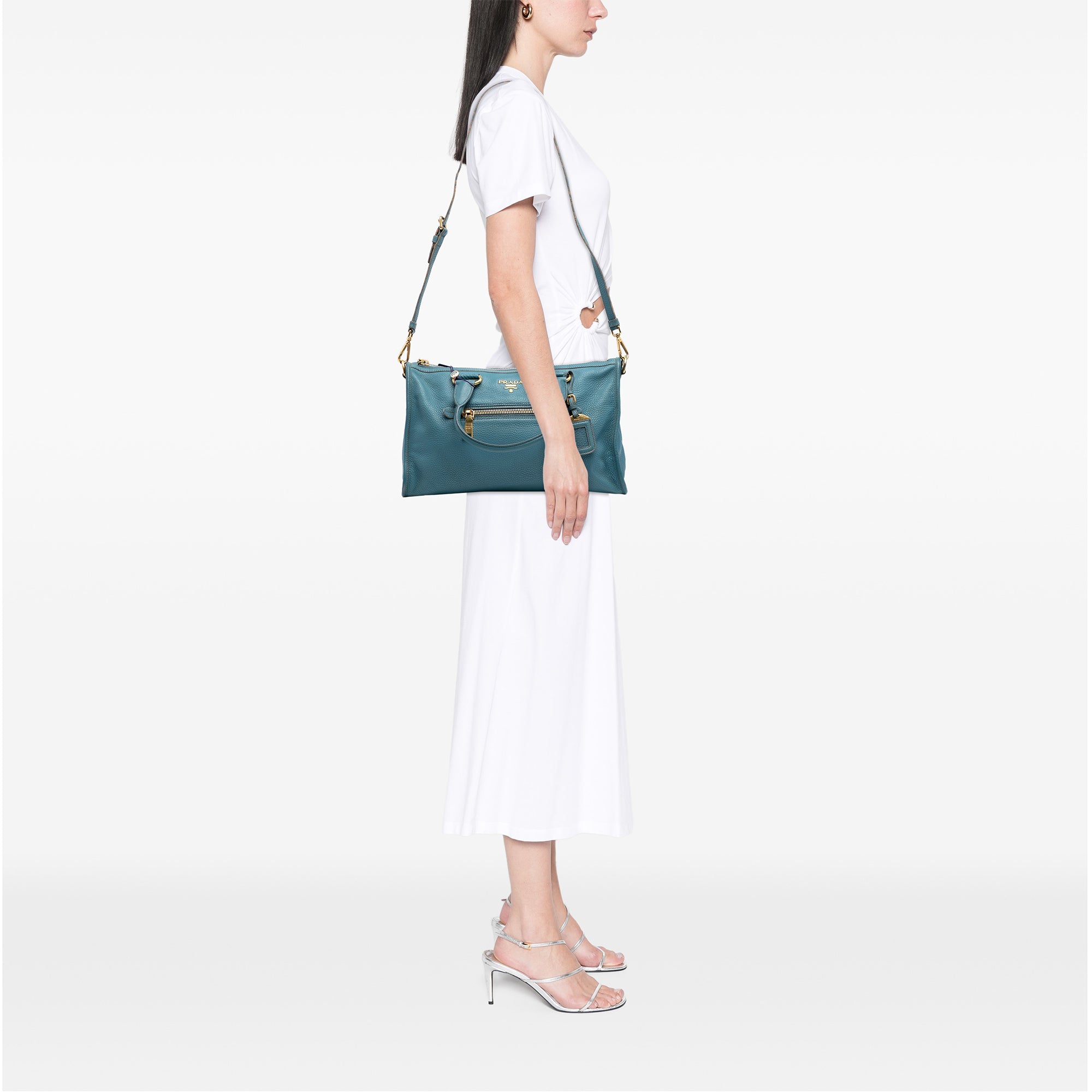 Vitello Daino Zip Top Satchel - Image 8