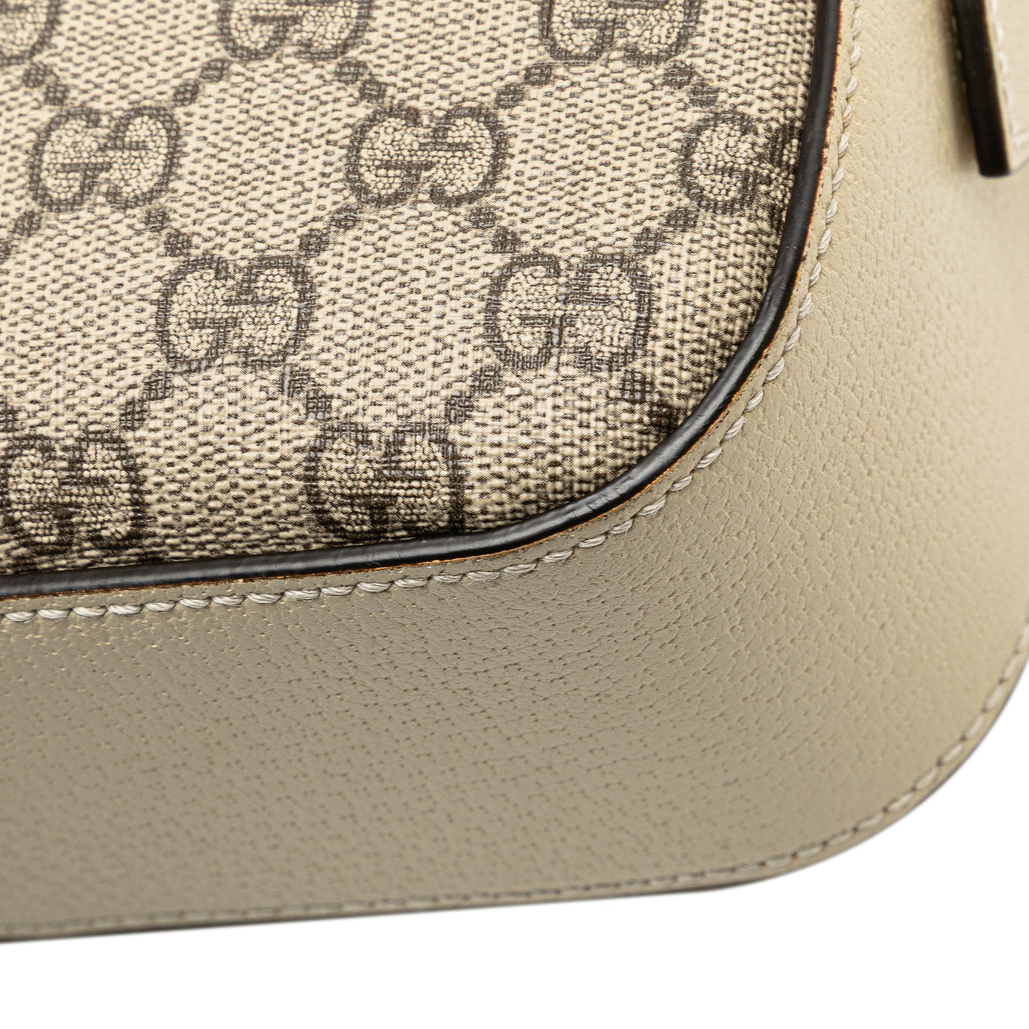 Small GG Supreme Textured Calfskin Web Ophidia Camera Bag - Image 10