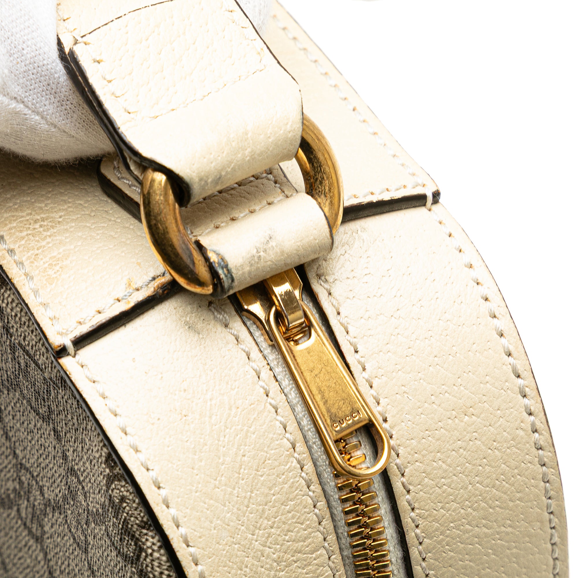 Small GG Supreme Textured Calfskin Web Ophidia Camera Bag - Image 12