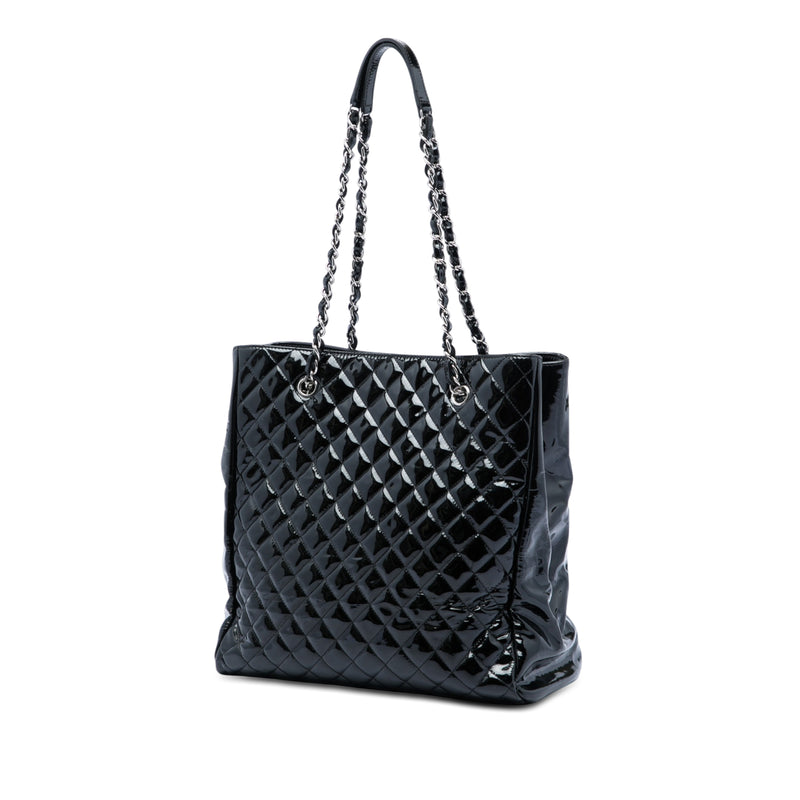 CC Quilted Patent North South Tote - Image 2