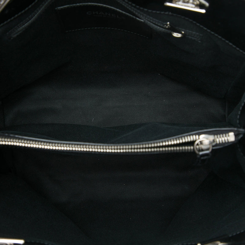 CC Quilted Patent North South Tote - Image 4