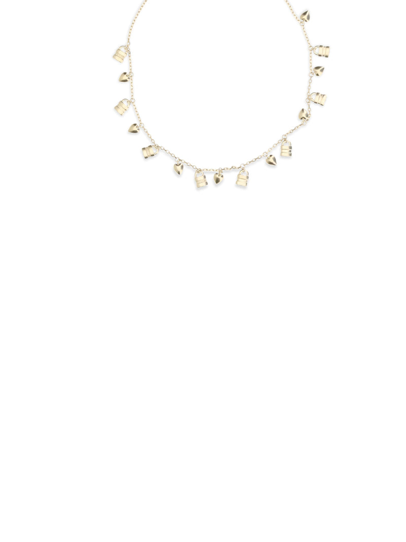 Chloé Necklace — Gold Brass Necklaces