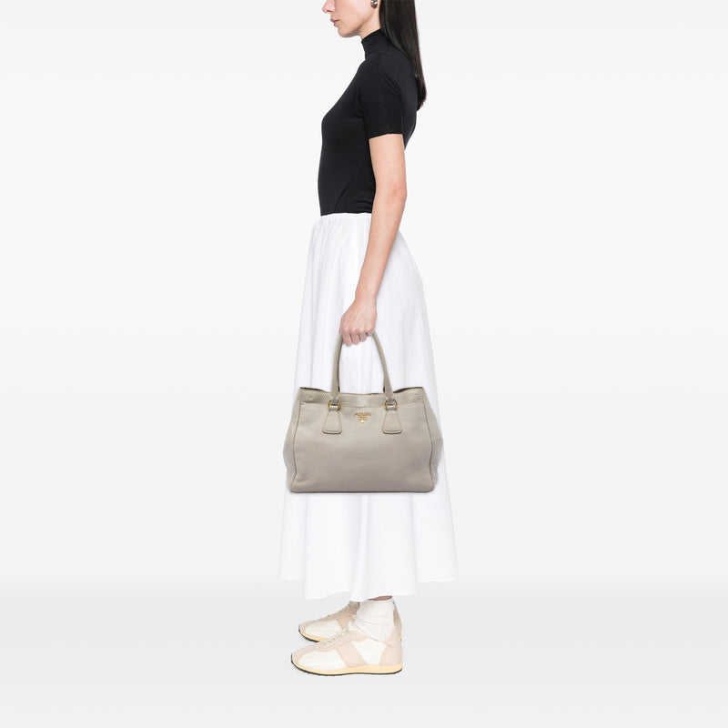 Vitello Daino Open Convertible Tote - Image 6