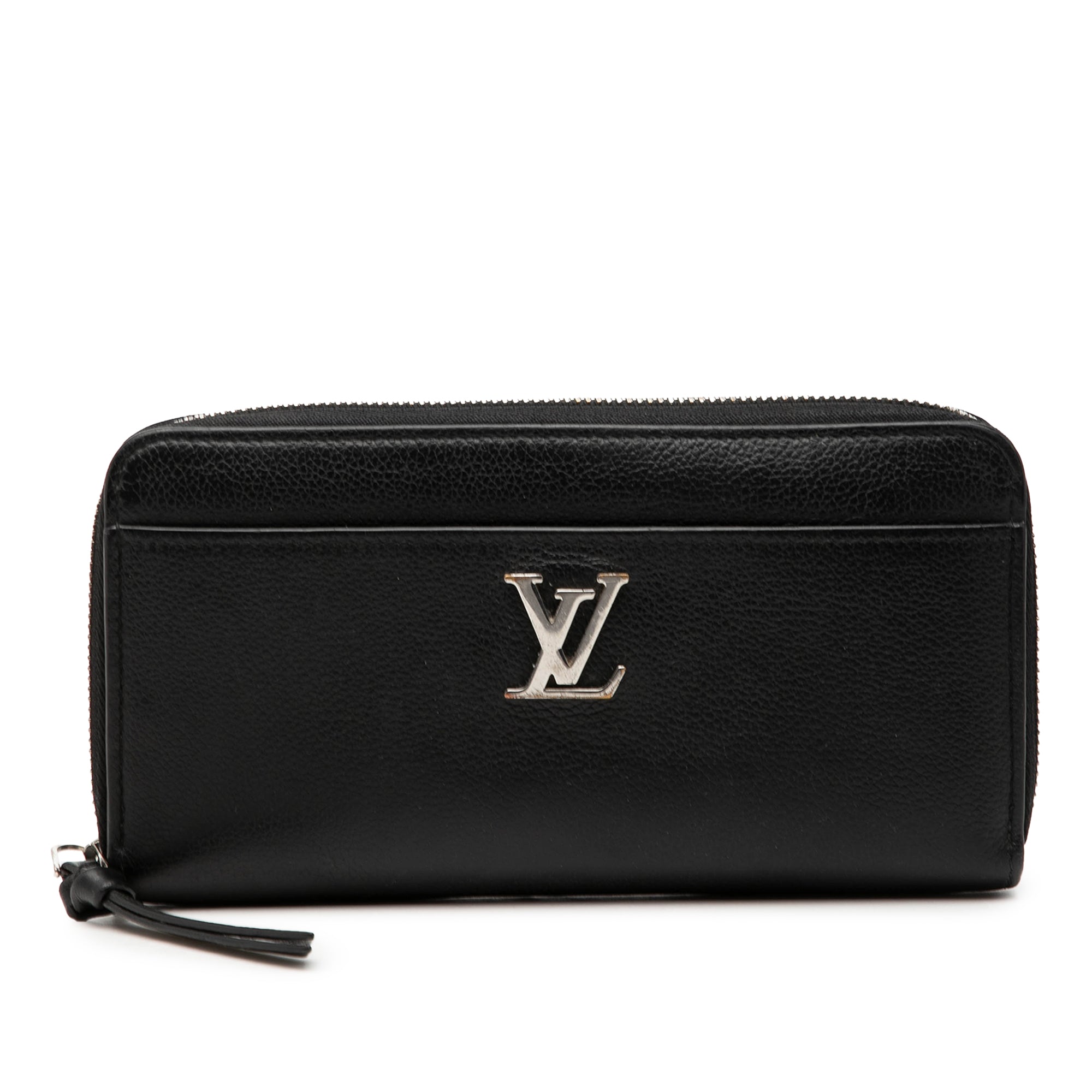 Leather Lockme Zippy Wallet - Image 1