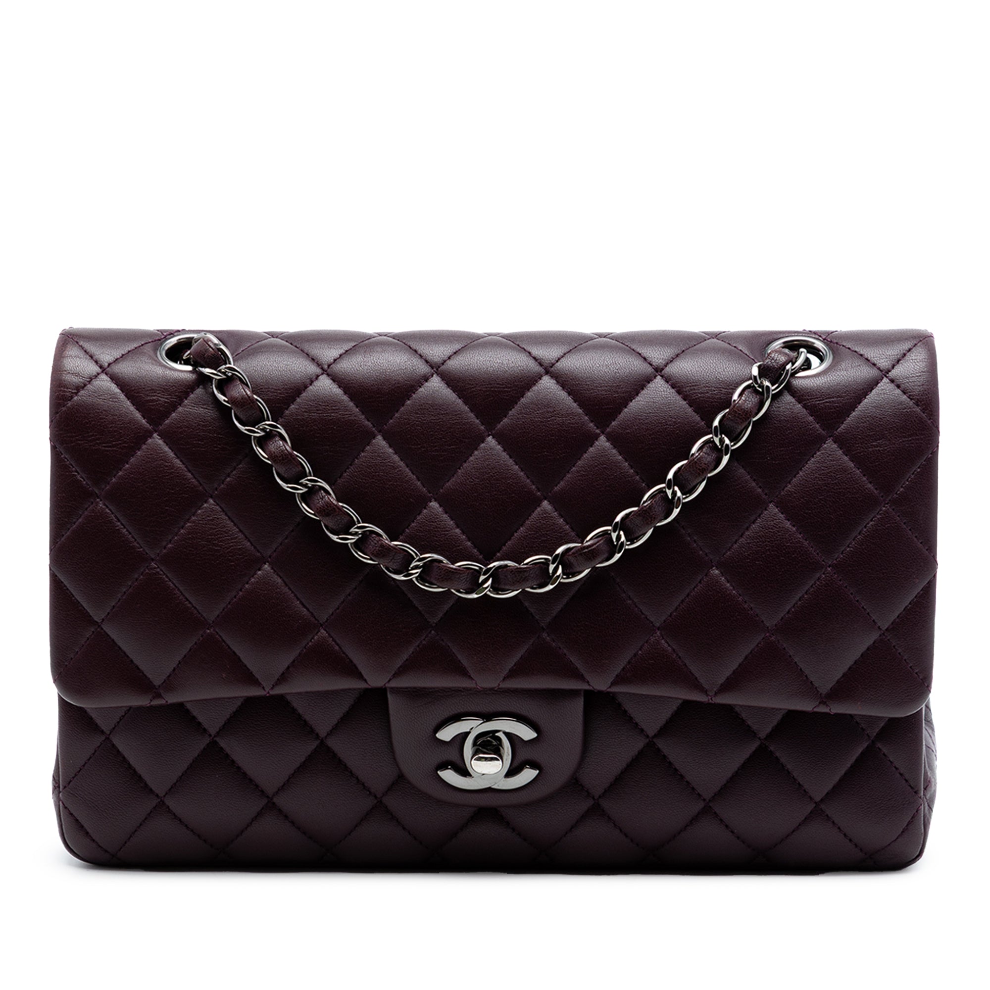 Medium Classic Lambskin Double Flap - Image 1