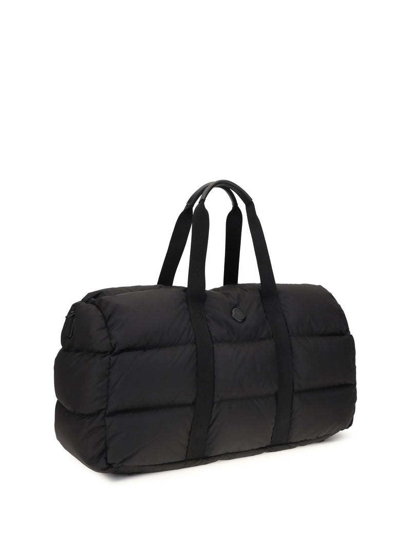 Moncler Caradoc Duffle Bag — Black Polyester