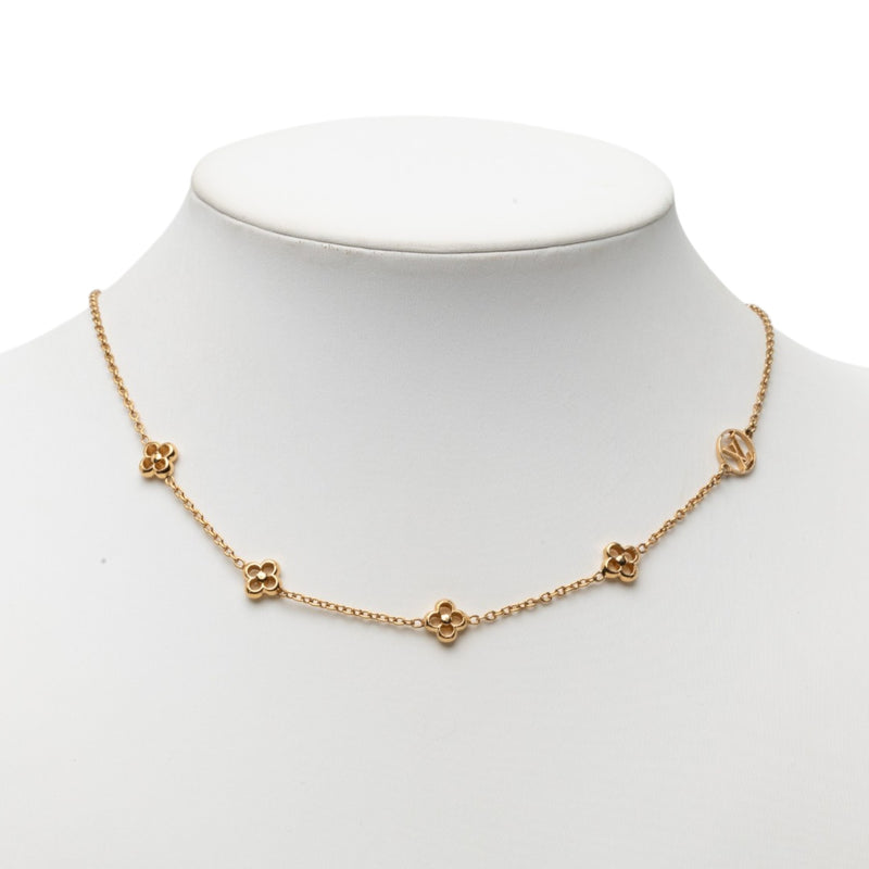 Gold Plated Flower Full Necklace - Image 5