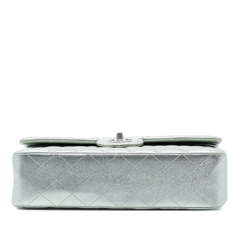 Medium Classic Metallic Lambskin Double Flap - Image 3