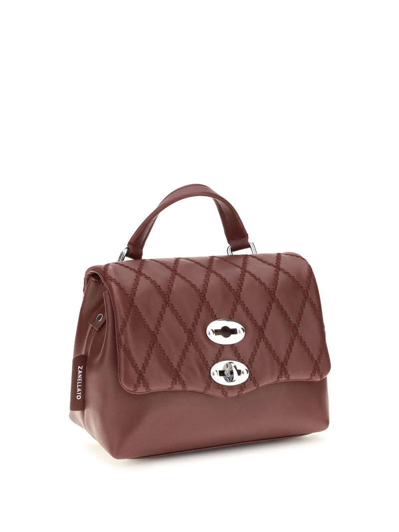 Zanellato Top Handle Bag — Red Calf Leather Bos Taurus