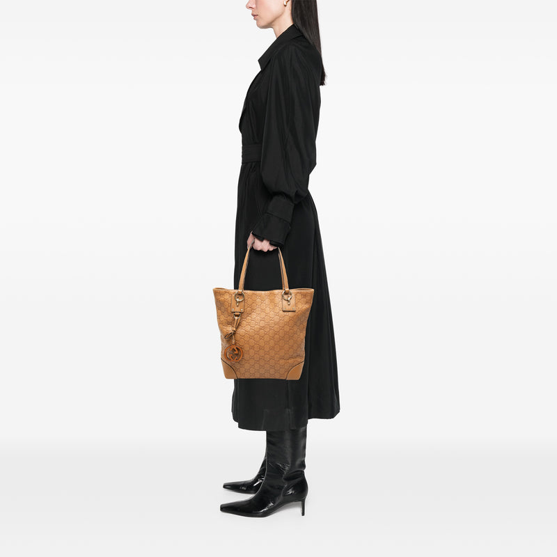 Medium Guccissima GG Charm Tote - Image 7