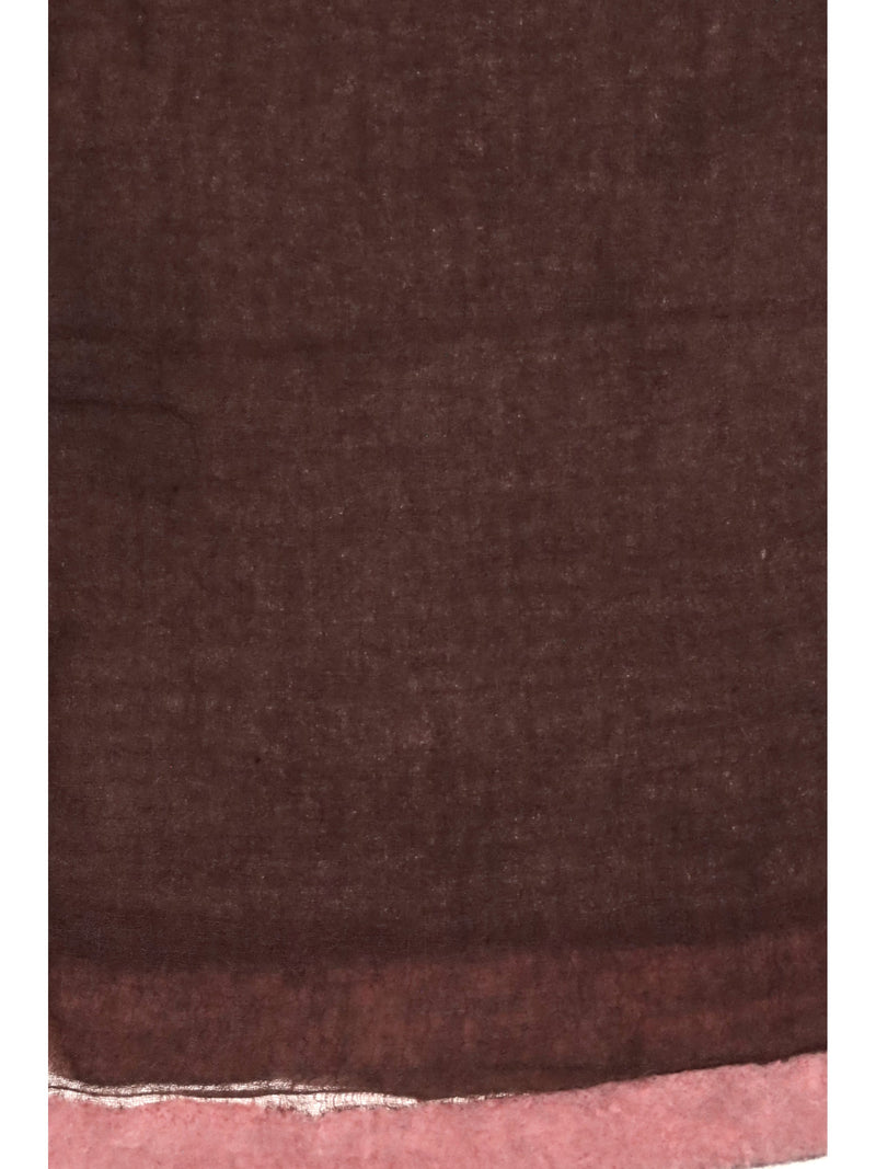 Mirror The Sky Semi-Felted Cashmere Scarf — Brown (capra Hircus) Scarfs
