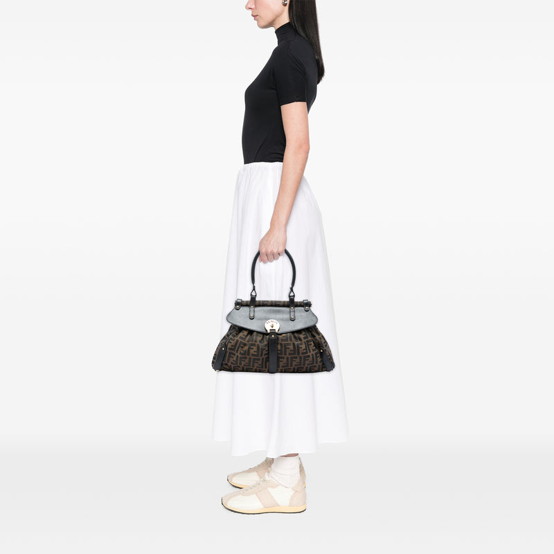 Medium Zucca Canvas Magic Handbag - Image 6