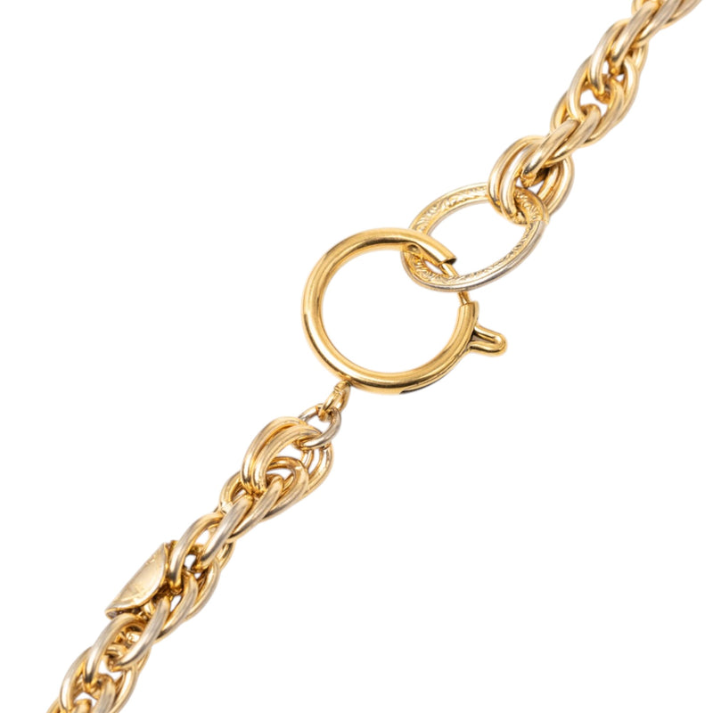 CC Gold Plated Medallion Wrap Around Necklace - Image 3