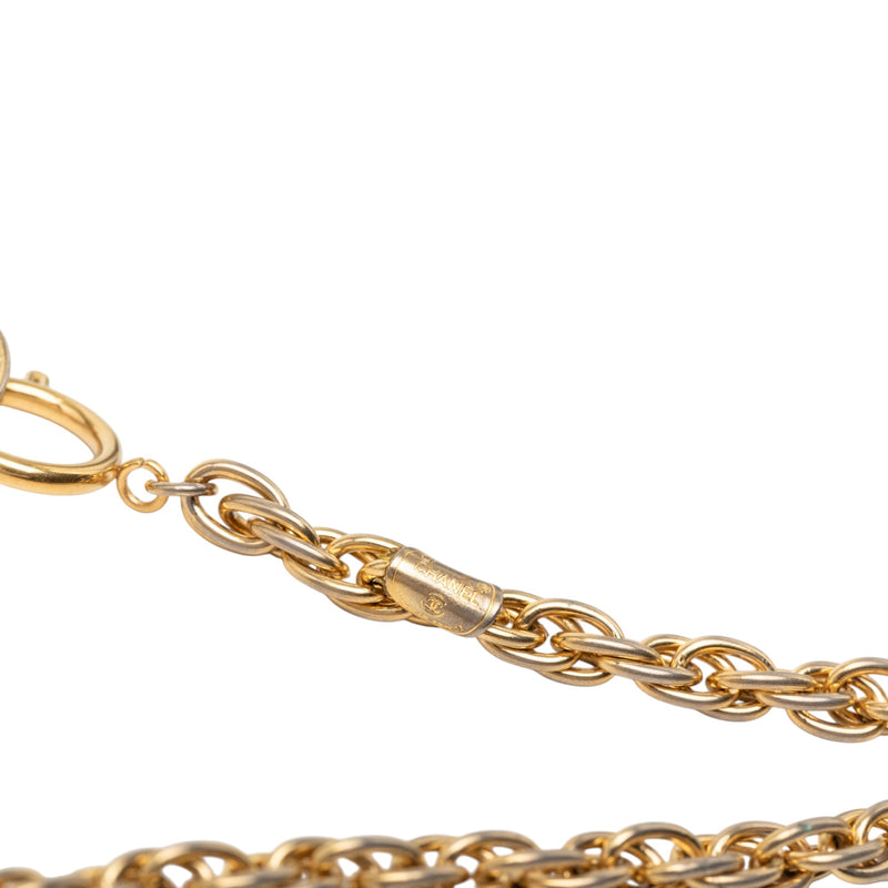 CC Gold Plated Medallion Wrap Around Necklace - Image 4