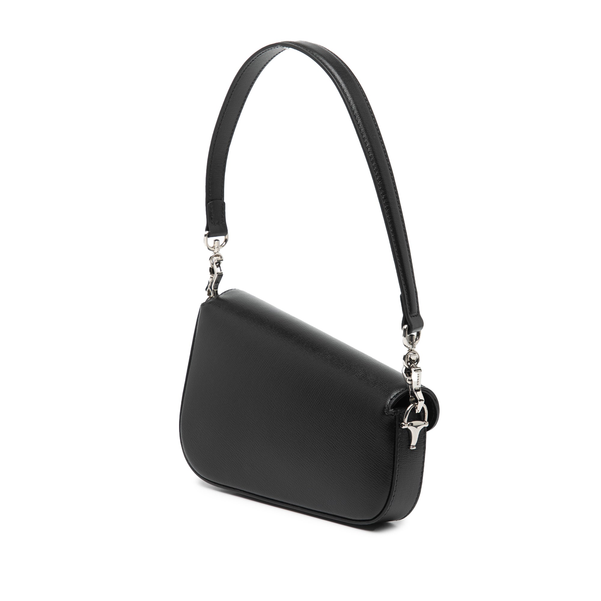 Mini Leather Asymmetric Horsebit 1955 Satchel - Image 2