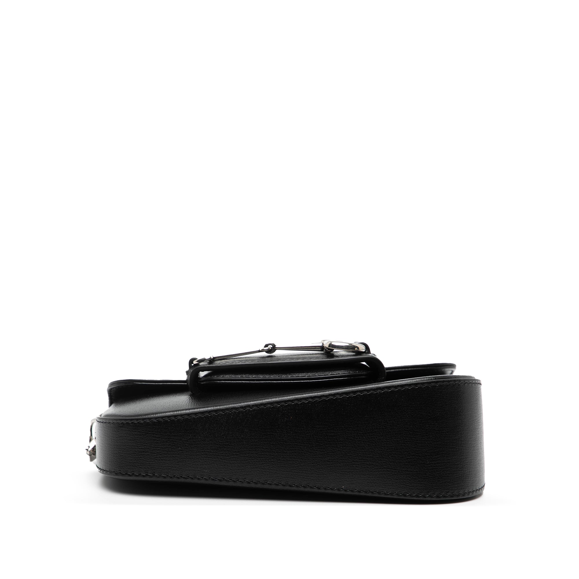 Mini Leather Asymmetric Horsebit 1955 Satchel - Image 3
