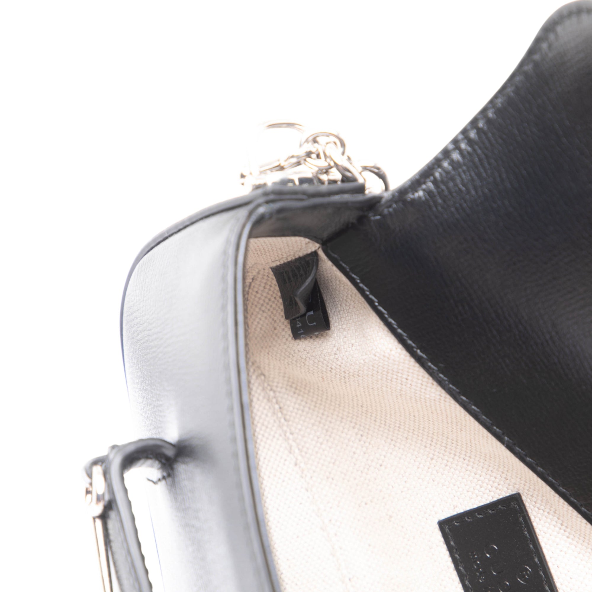 Mini Leather Asymmetric Horsebit 1955 Satchel - Image 6