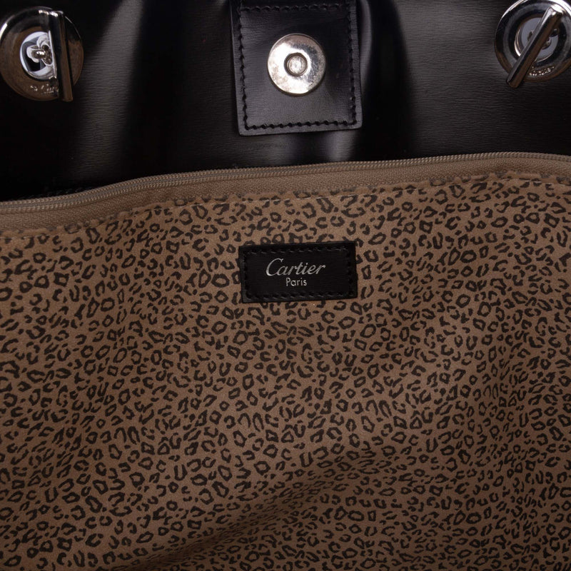 Leather Panthere Tote - Image 5