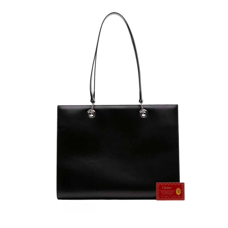 Leather Panthere Tote - Image 7