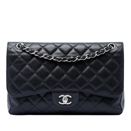 Jumbo Classic Caviar Double Flap - Image 1