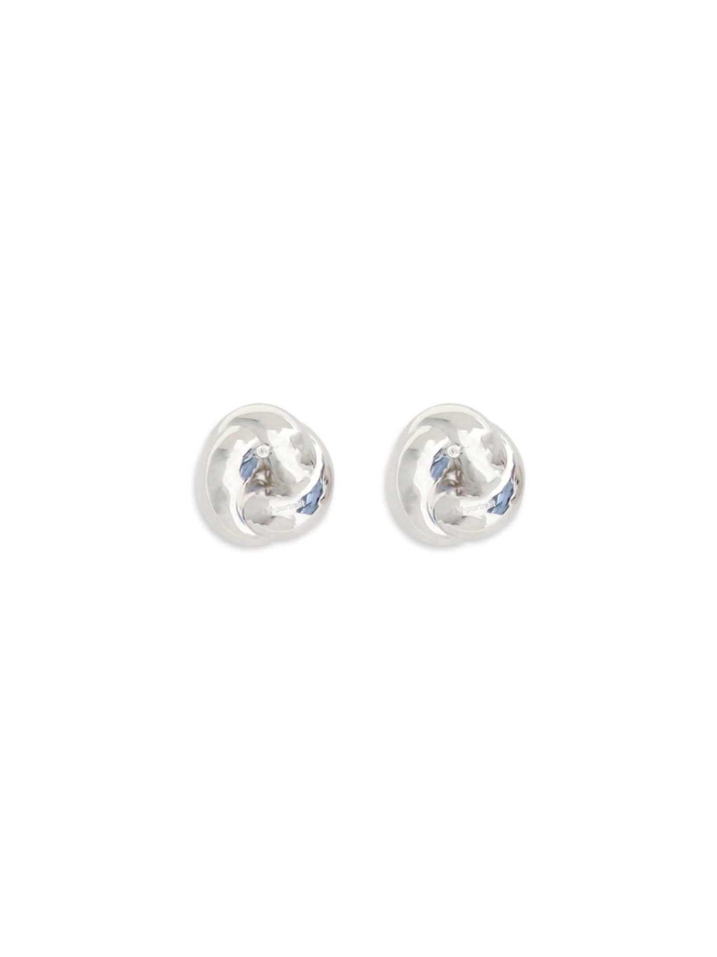Self-Portrait Earrings — Silver Brass