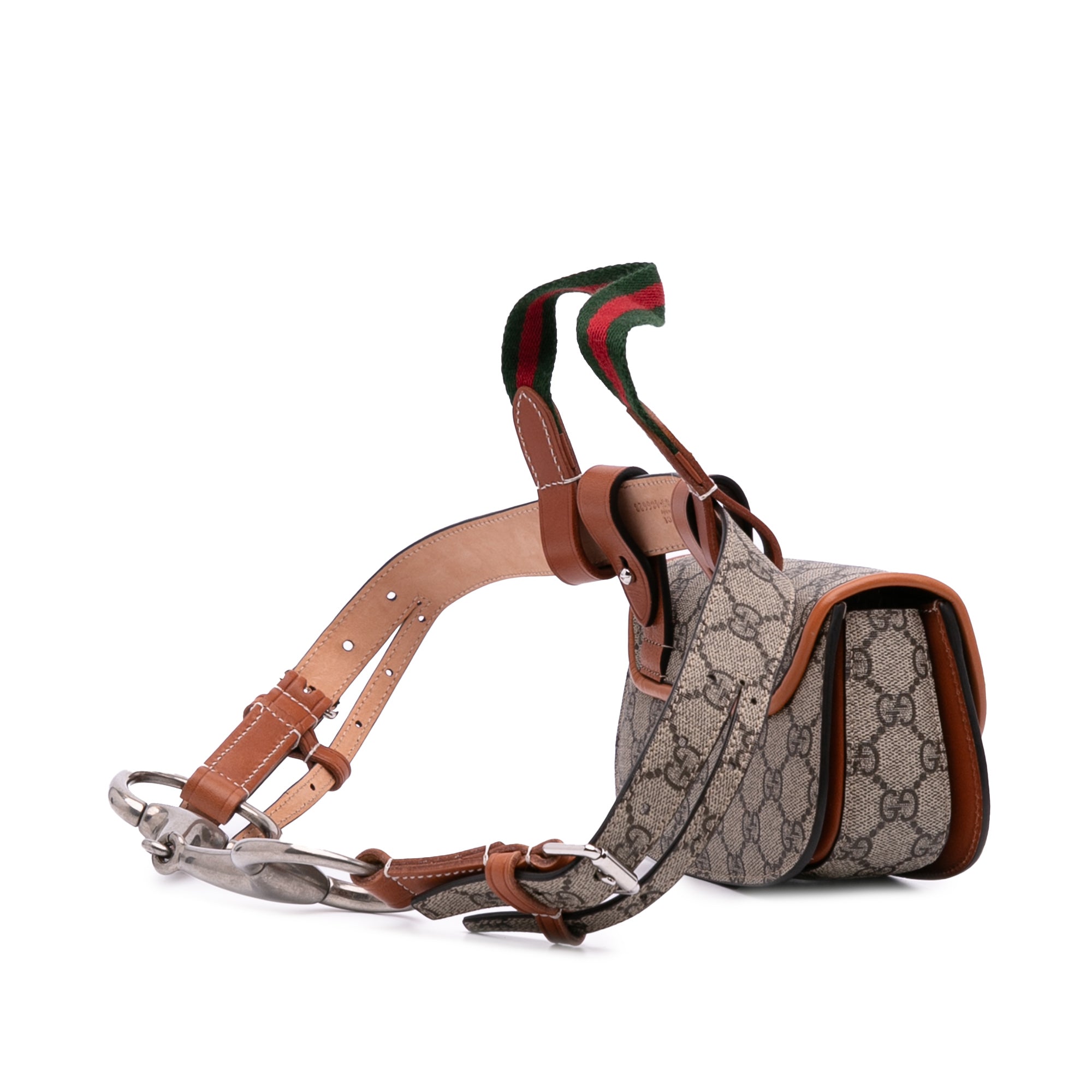 Mini GG Supreme Web Bamboo 1947 Belt Bag - Image 2