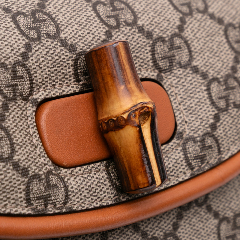 Mini GG Supreme Web Bamboo 1947 Belt Bag - Image 7