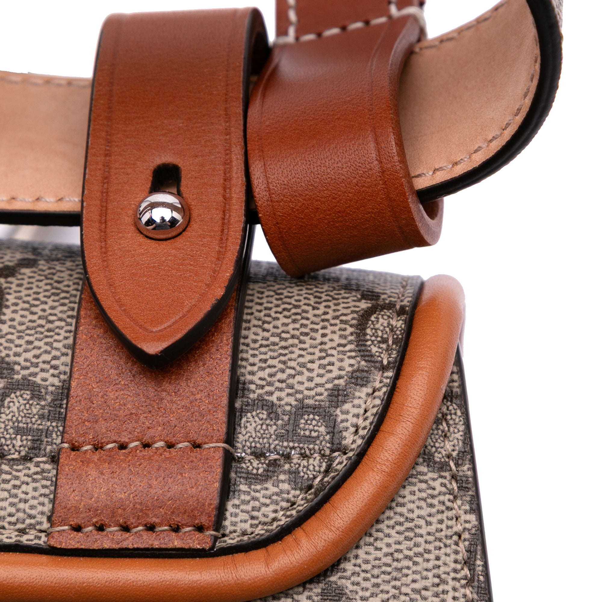 Mini GG Supreme Web Bamboo 1947 Belt Bag - Image 8