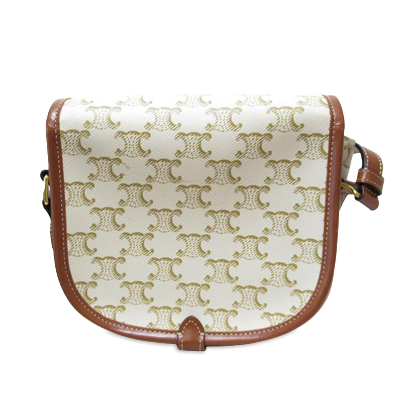 Medium Triomphe Coated Canvas Folco Crossbody - Image 3