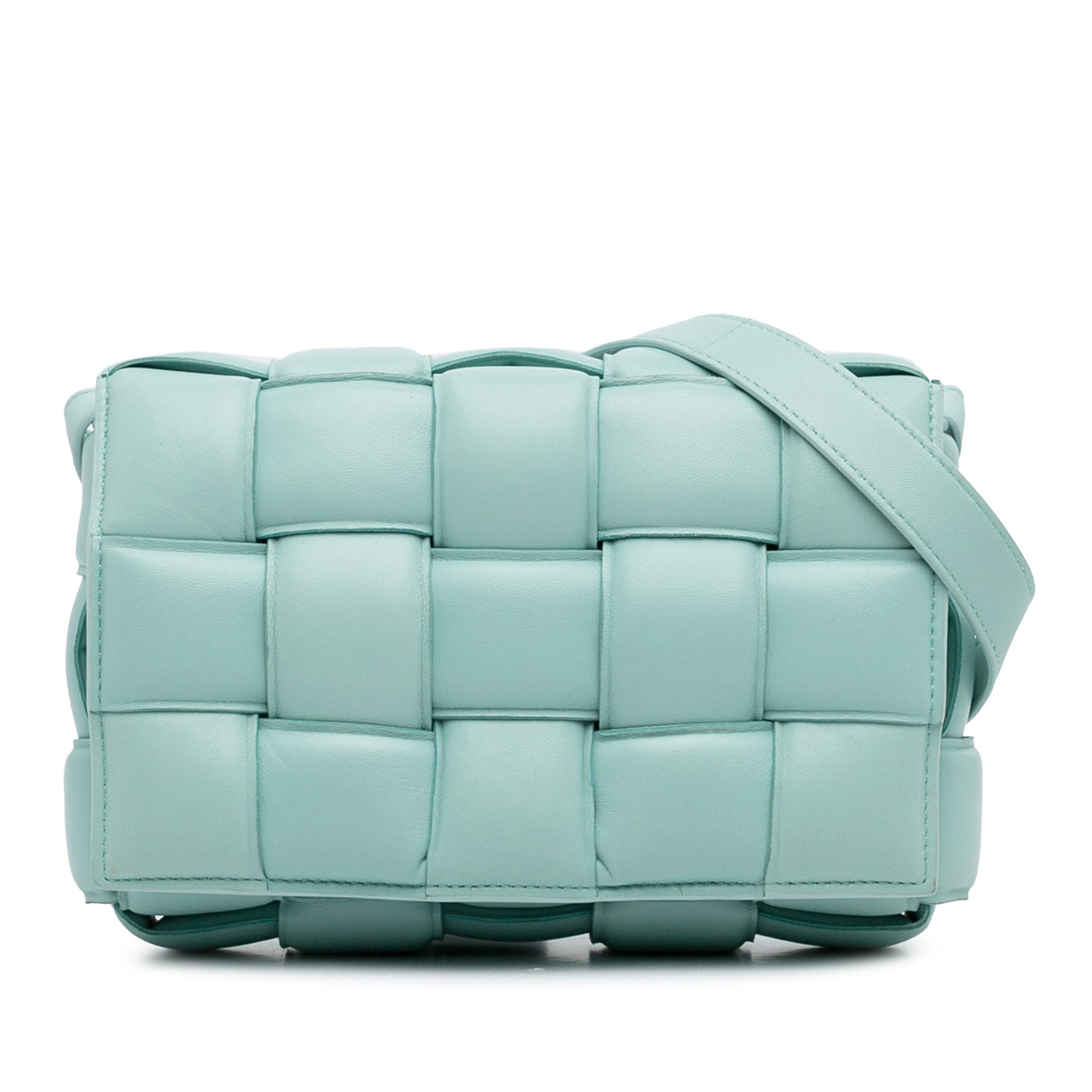 Nappa Intrecciato Padded Cassette Crossbody - Image 1