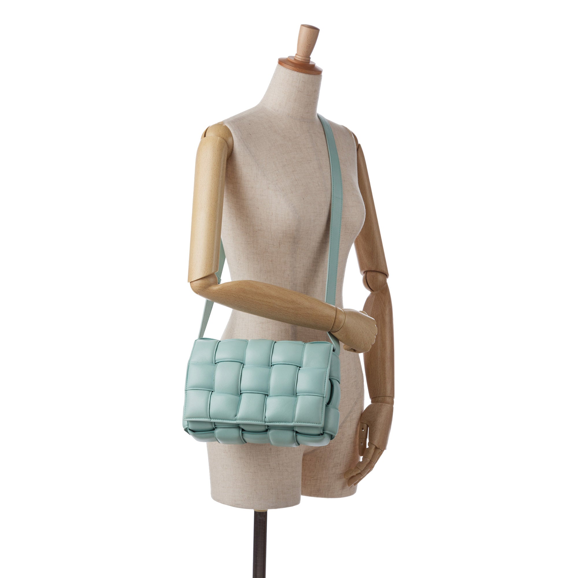 Nappa Intrecciato Padded Cassette Crossbody - Image 13