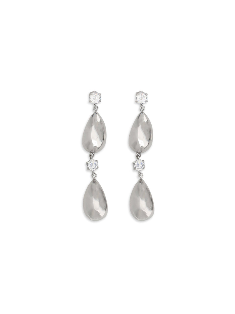 Magda Butrym Re26 Earrings — Silver Rhodium-plated