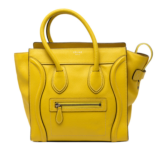 Micro Drummed Calfskin Luggage Tote - Image 1
