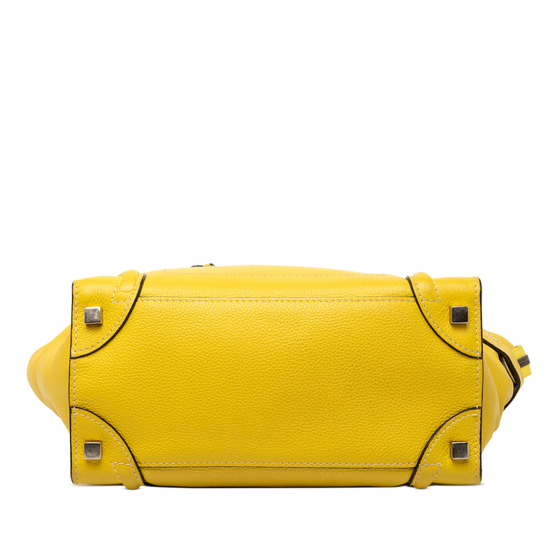 Micro Drummed Calfskin Luggage Tote - Image 3