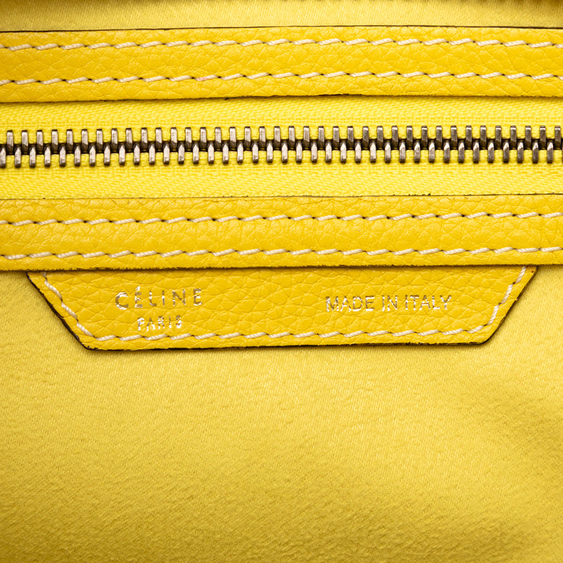 Micro Drummed Calfskin Luggage Tote - Image 5