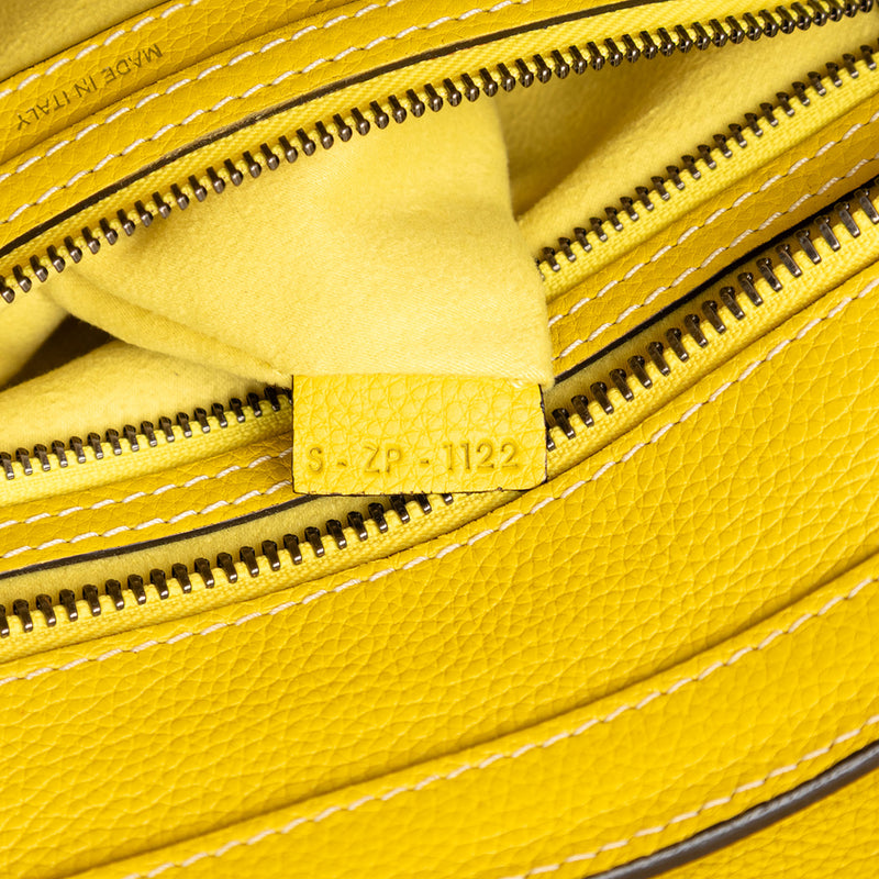 Micro Drummed Calfskin Luggage Tote - Image 6