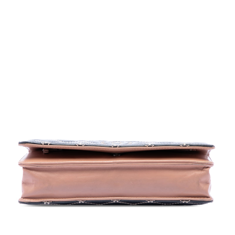 Stitched CC Quilted Calfskin Wallet on Chain - Image 3