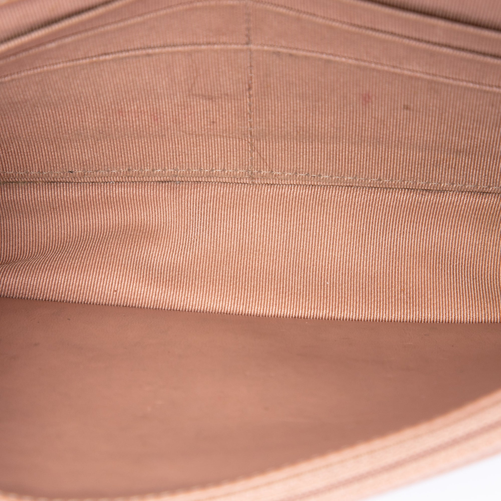Stitched CC Quilted Calfskin Wallet on Chain - Image 4