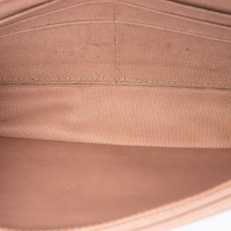 Stitched CC Quilted Calfskin Wallet on Chain - Image 4