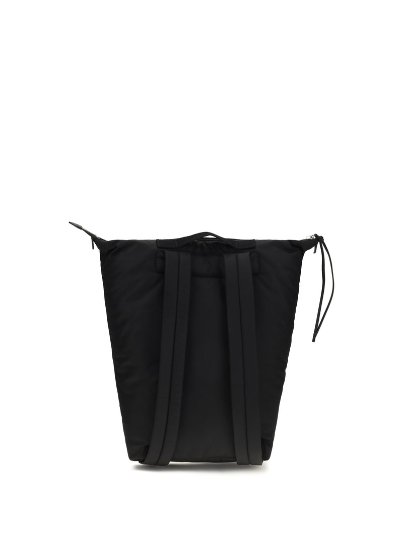 Maison Margiela Zip Line Backpack — Black Polyamide