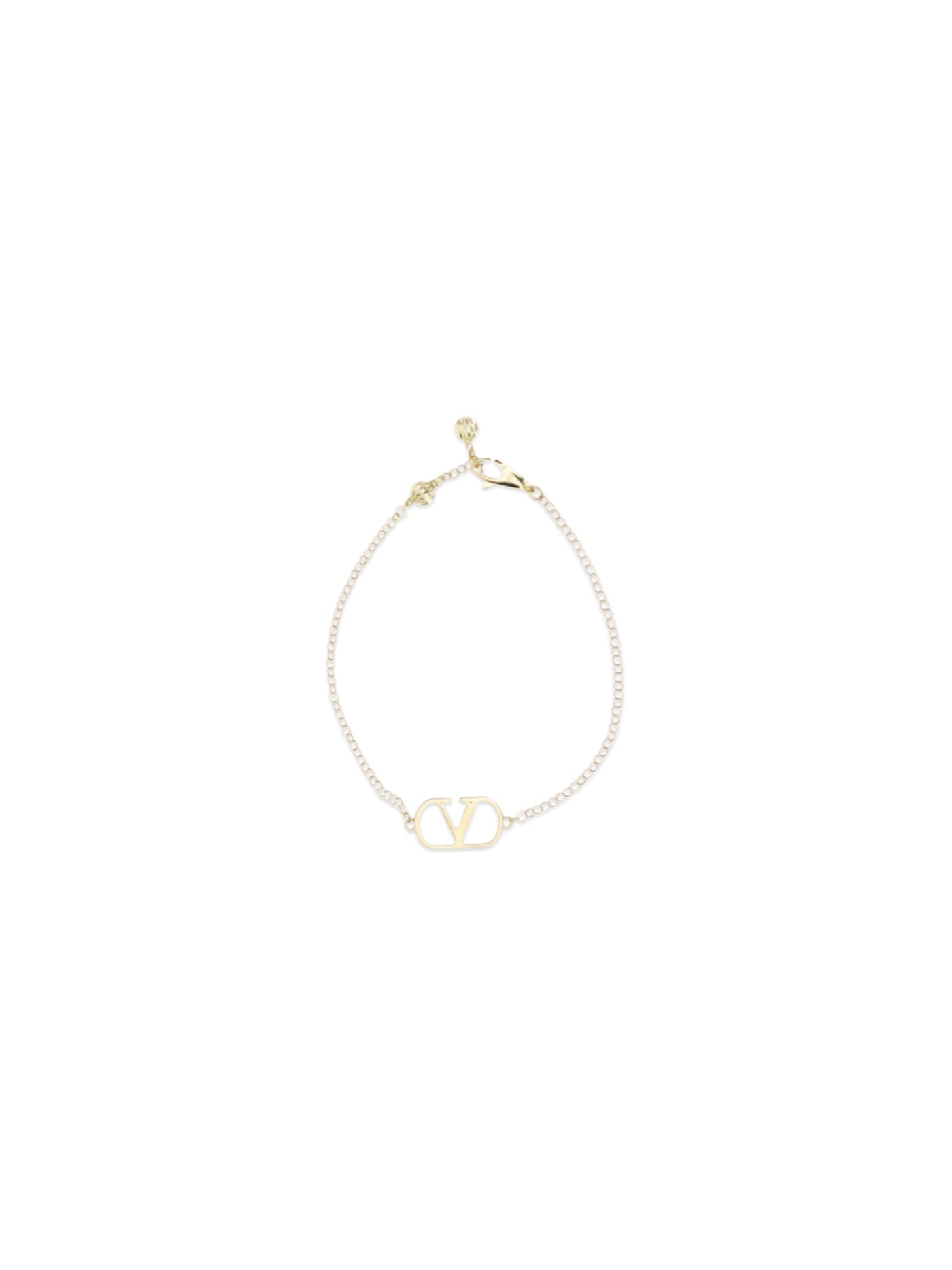 Valentino Garavani Vlogo Bracelet — Gold Metal Bracelets