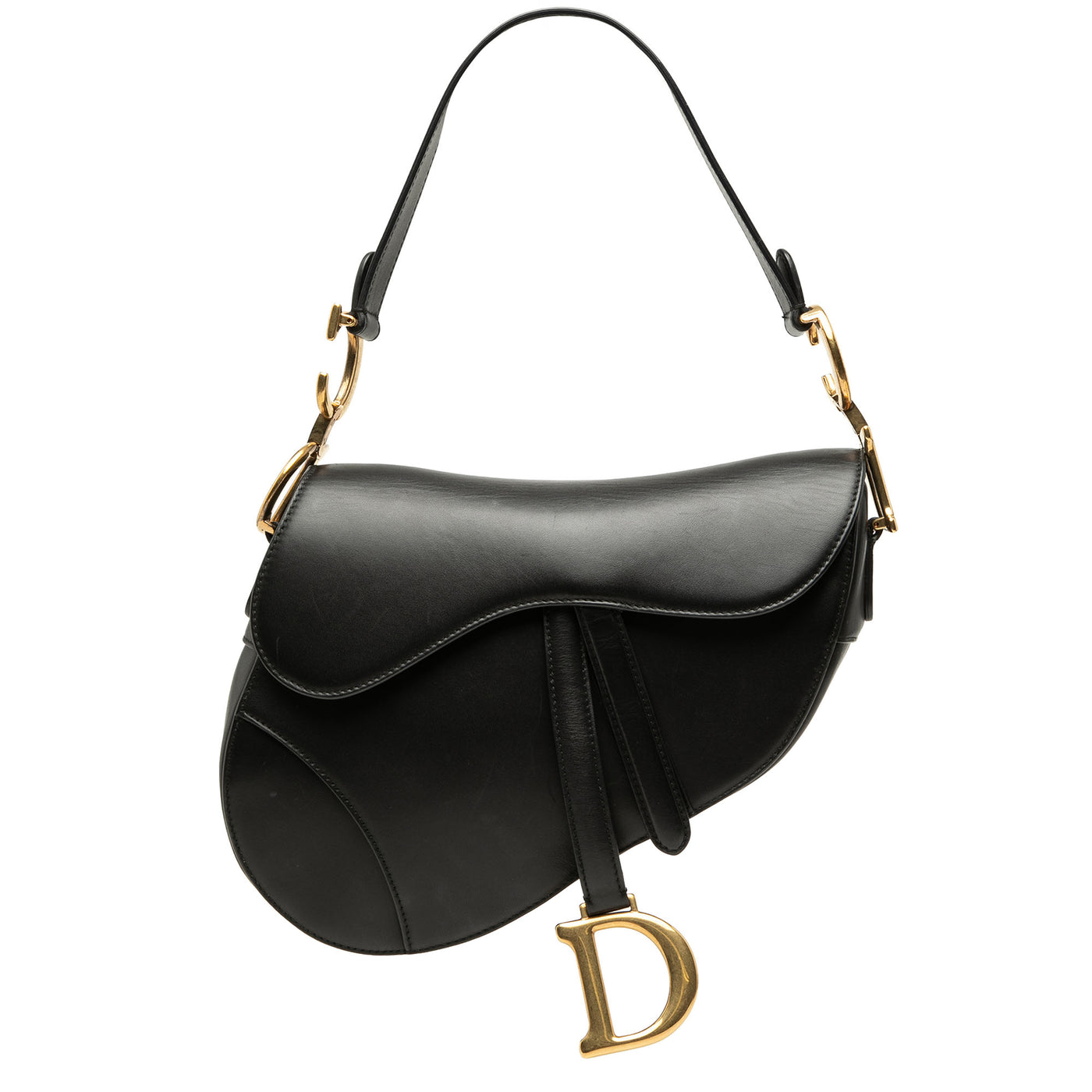 Smooth Calfskin Saddle Bag - Image 1