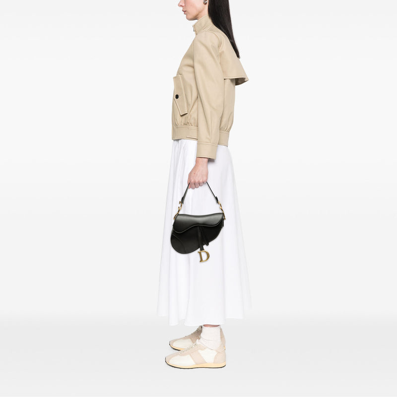 Smooth Calfskin Saddle Bag - Image 6