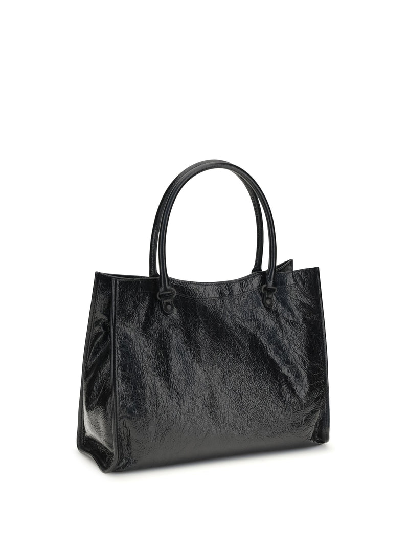 Balenciaga Le City Shoulder Bag — Black Lamb Ovis Aries