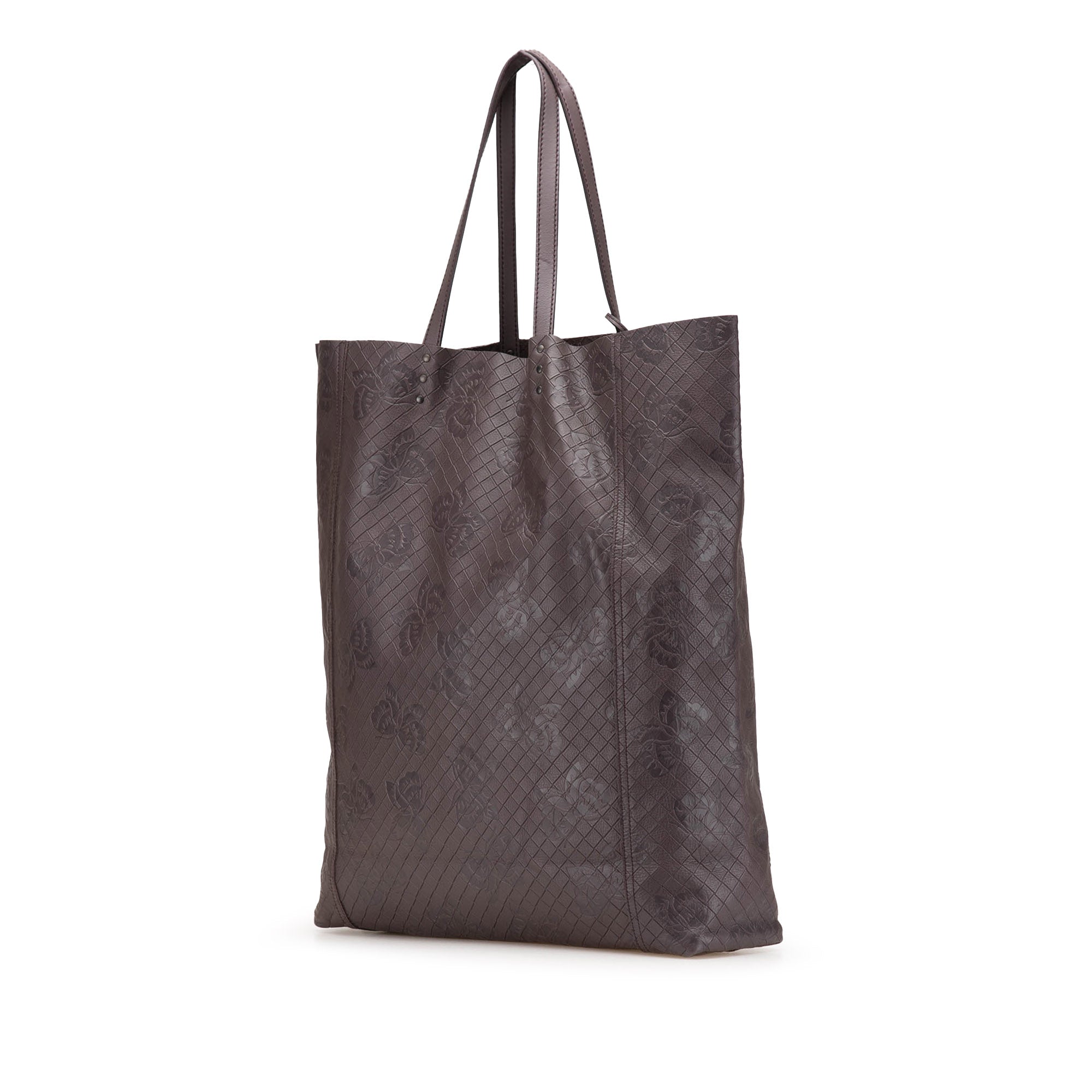 Leather Intrecciomirage Butterfly Tote - Image 2
