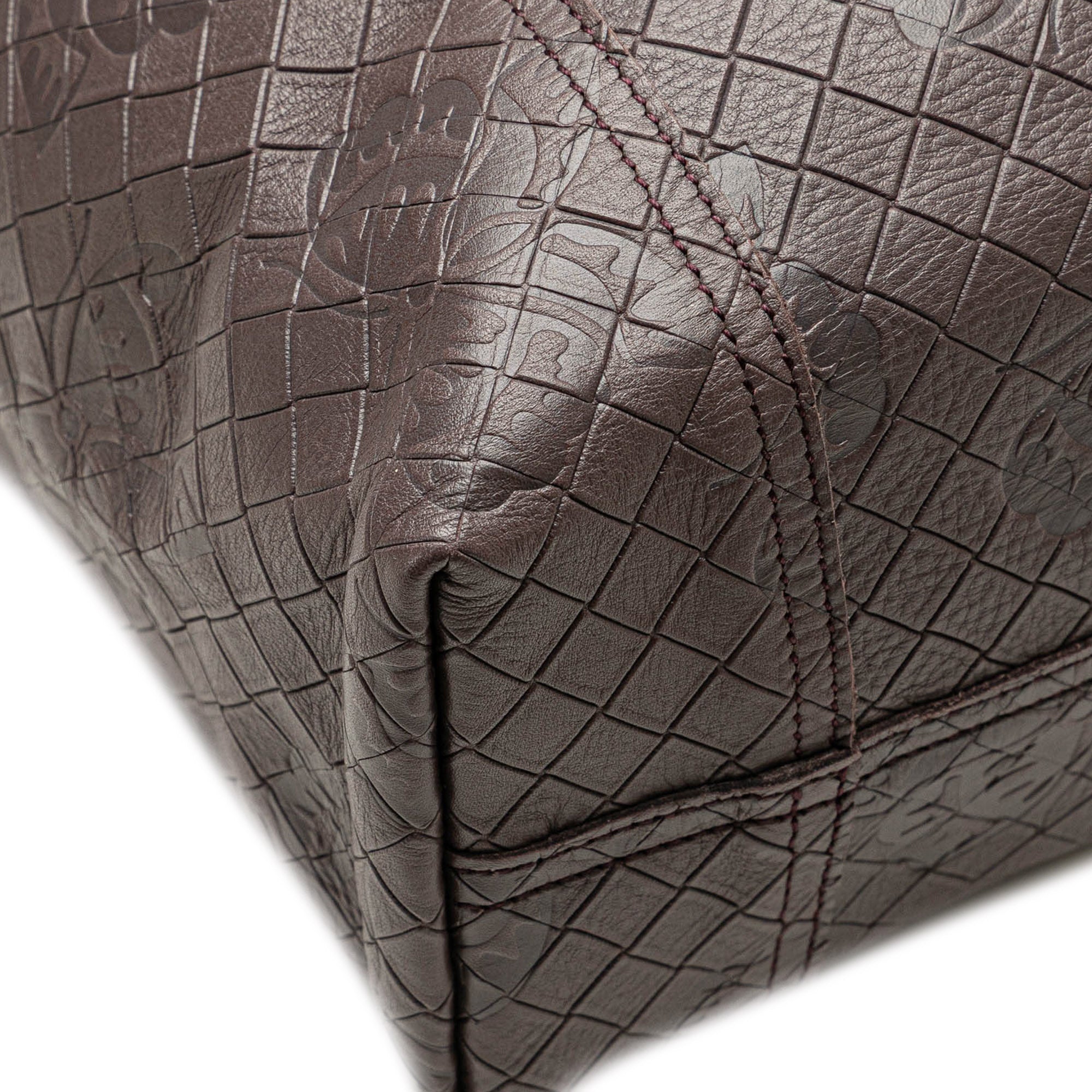 Leather Intrecciomirage Butterfly Tote - Image 9