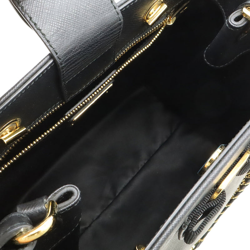 Leather Vara Bow Satchel - Image 3